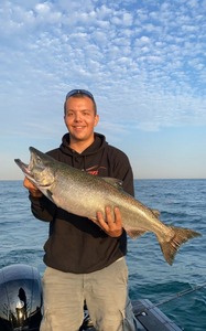 Chasing salmon on Southern Lake Michigan! 